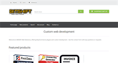 Desktop Screenshot of bitshiftweb.com